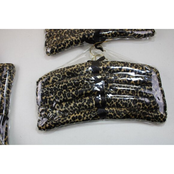 10 Leopard Print Padded Hangers Sealed Animal 92344 - Picture 3 of 4